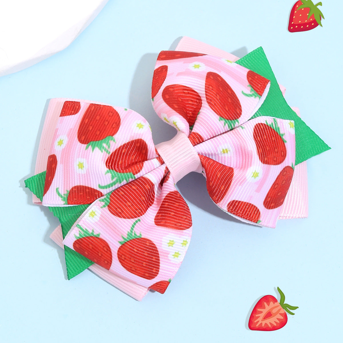 Wholesale Fabric Fruit Children's Hair Clips